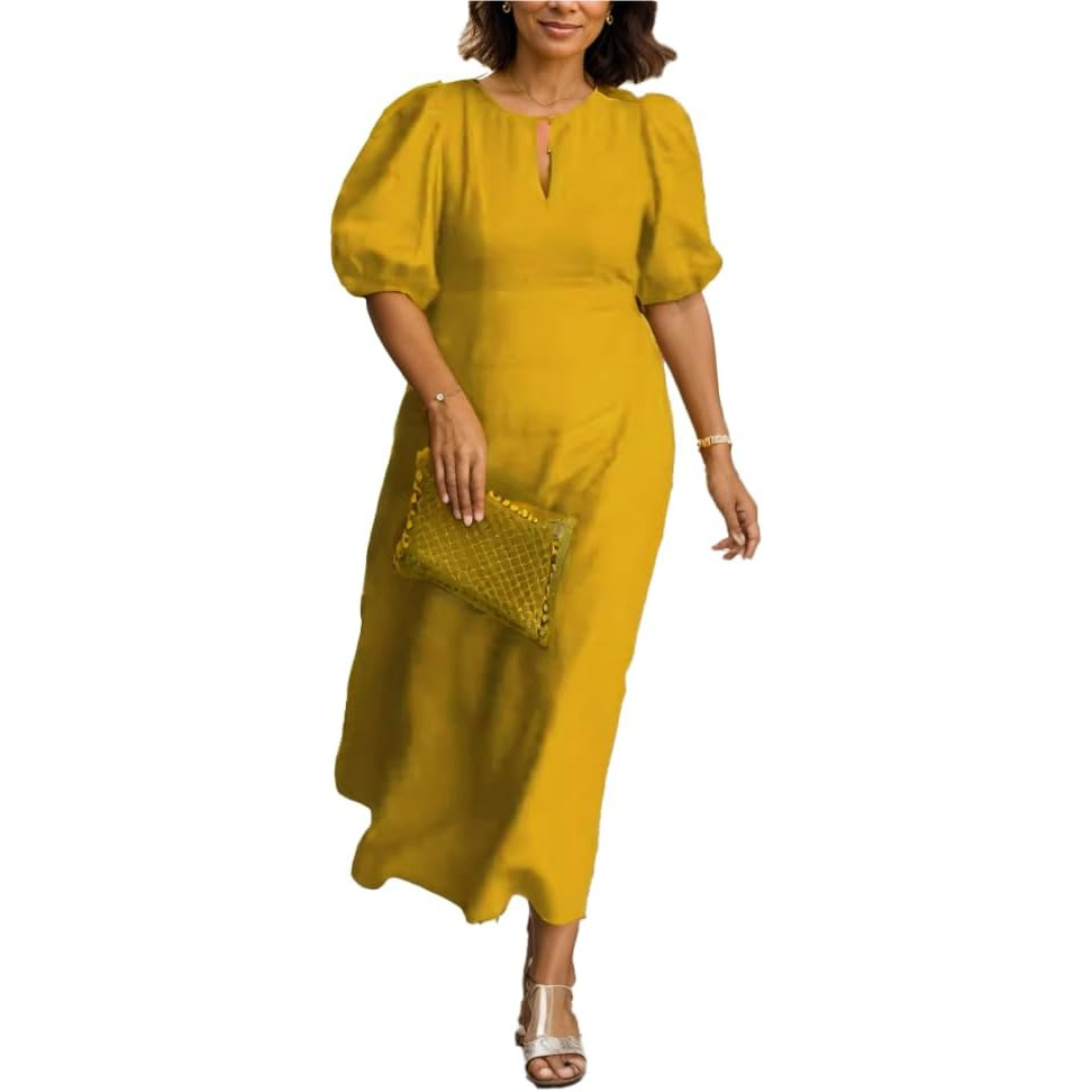 Elsa | Kleid mit V-Ausschnitt