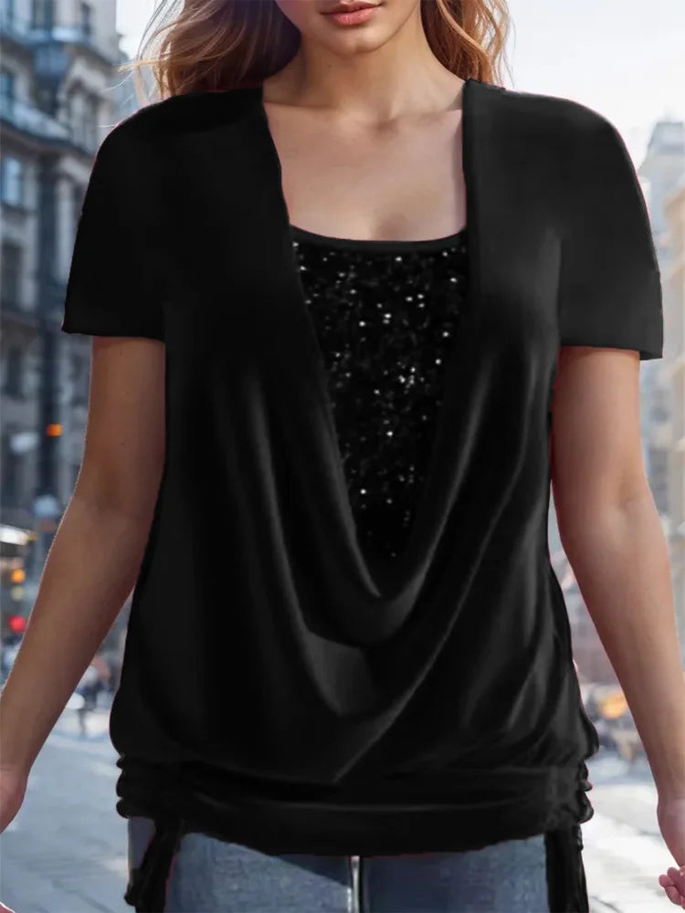 Jessica | Pailletten-Top
