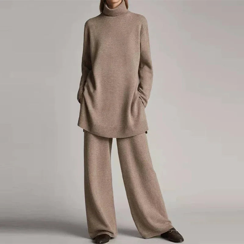Angela | Comfy Quiet Luxury 2-teiliges Set