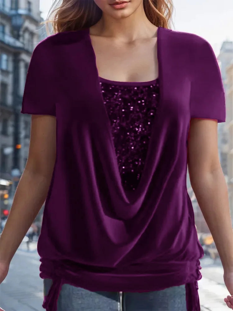 Jessica | Pailletten-Top