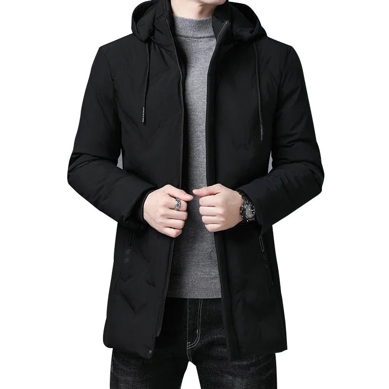 Niklas | Heritage Mantel mit Kapuze