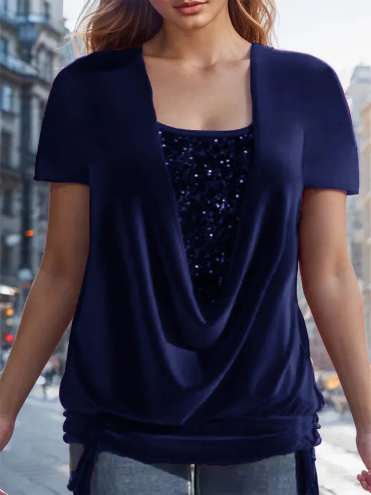 Jessica | Pailletten-Top