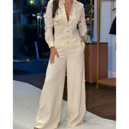 Diana | Revers Langarm Taille Mini Zweiteiler Anzug