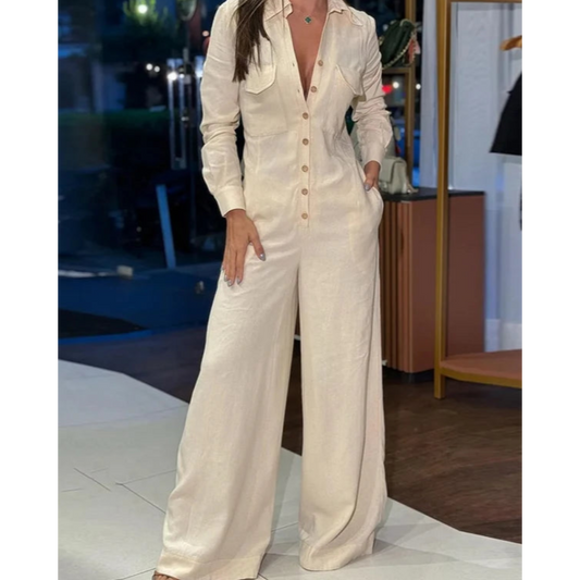 Diana | Revers Langarm Taille Mini Zweiteiler Anzug