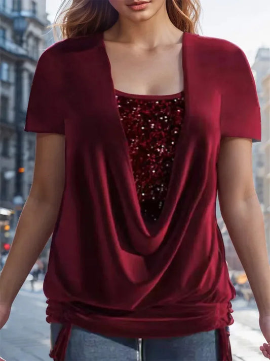 Jessica | Pailletten-Top