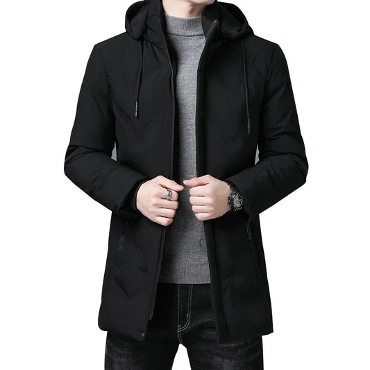 Niklas | Heritage Mantel mit Kapuze