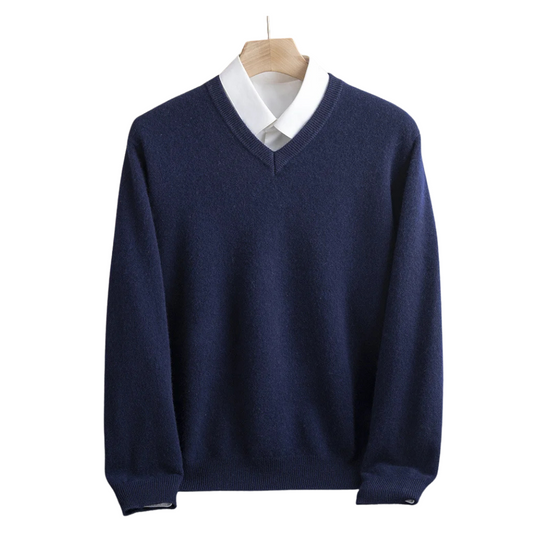 Noah | Warmer Kaschmirpullover mit V-Ausschnitt